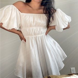 Fairy Vibes White Princess Polly Dress ✨🧚‍♀️